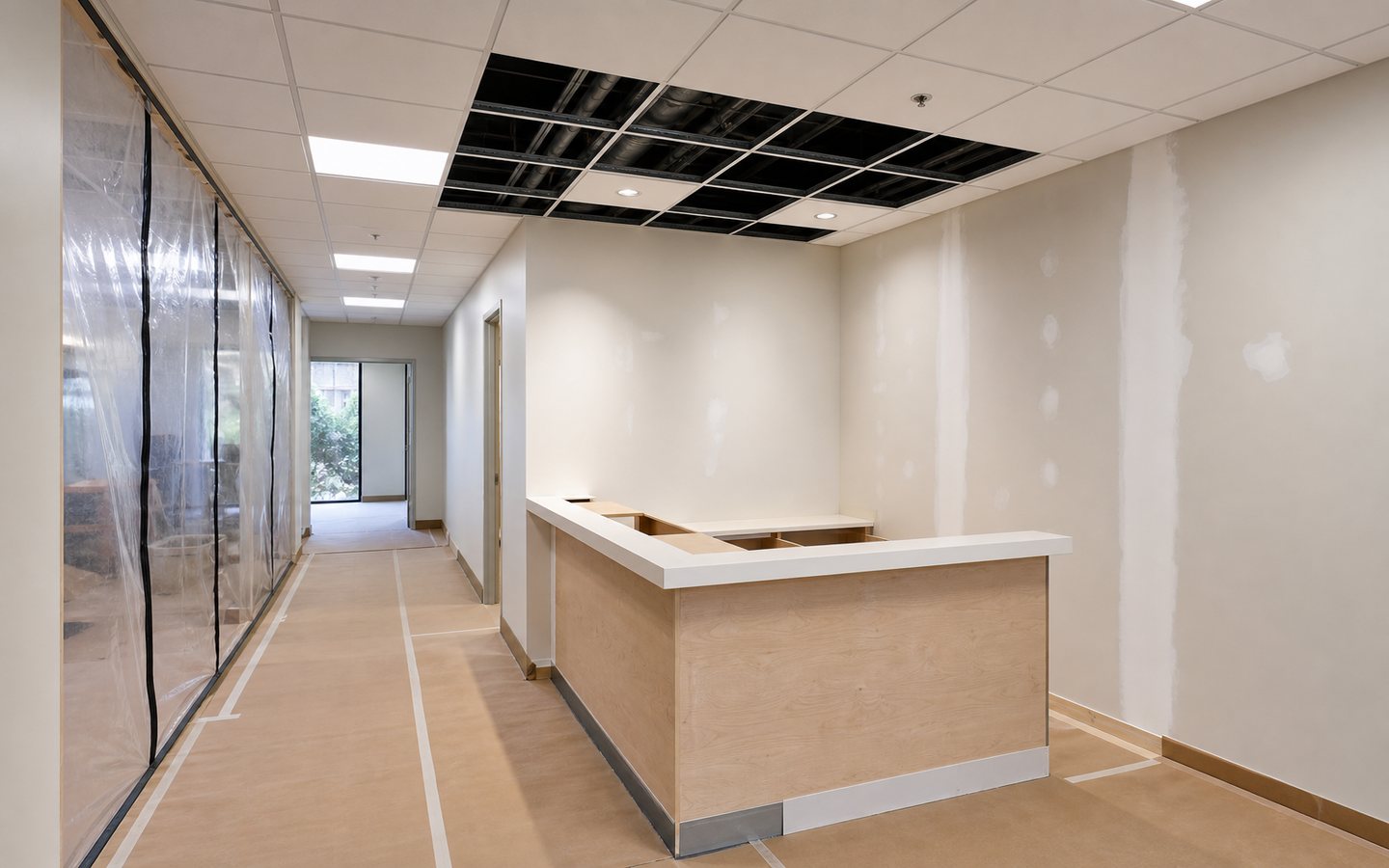 Commercial remodeling work-stage planning inspiration