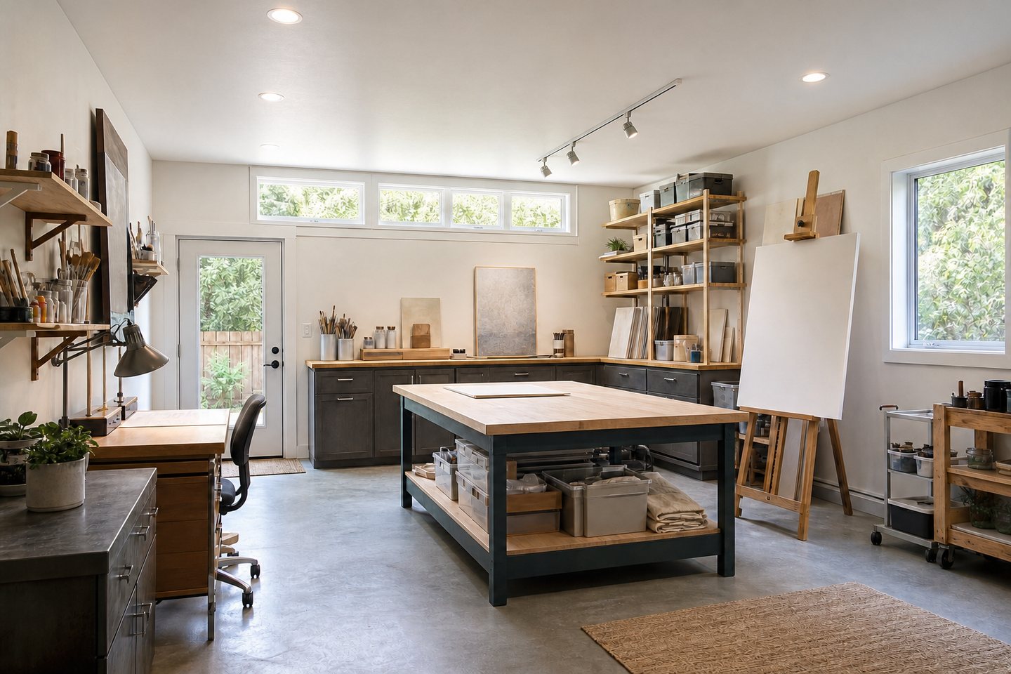 Garage studio design inspiration for Campbell planning