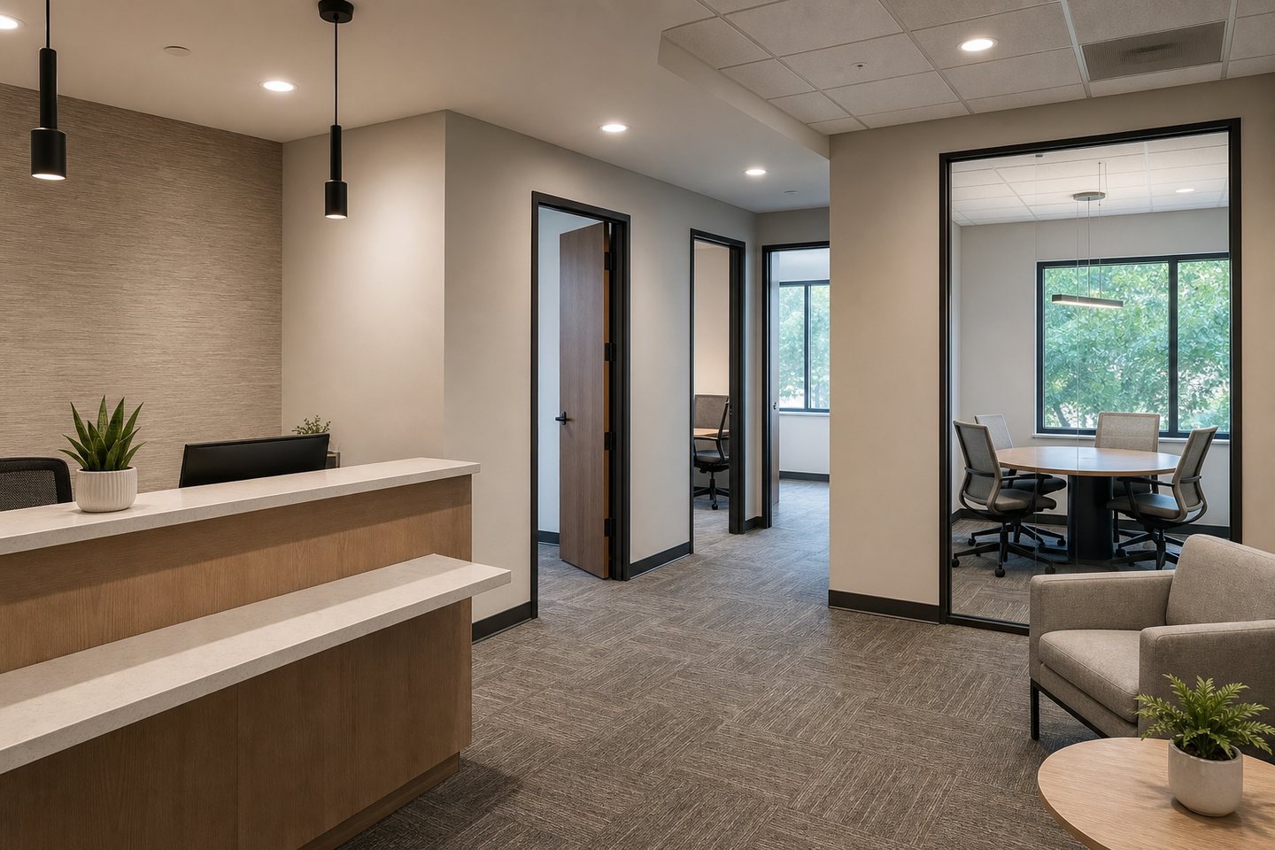 Small-business commercial-suite design inspiration for Palo Alto planning