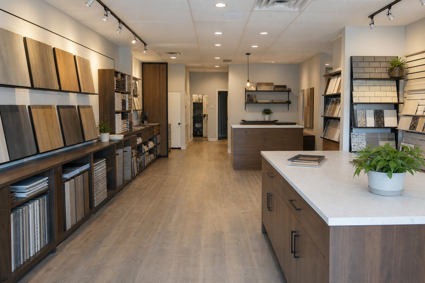Retail showroom circulation design inspiration for San Jose planning