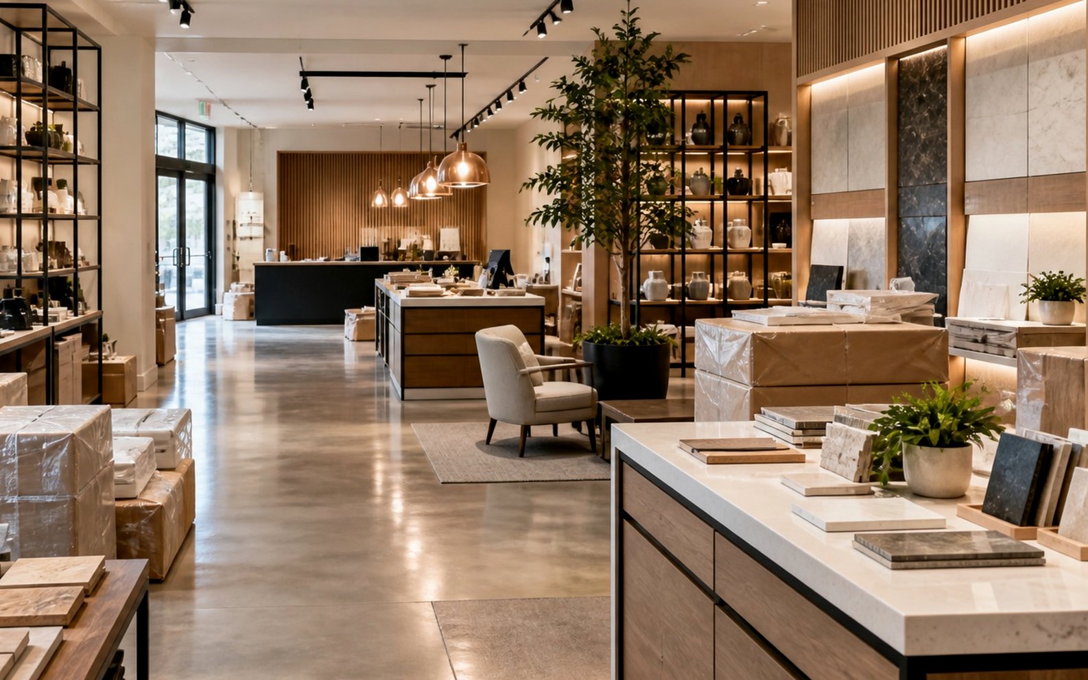 Retail showroom remodeling design inspiration